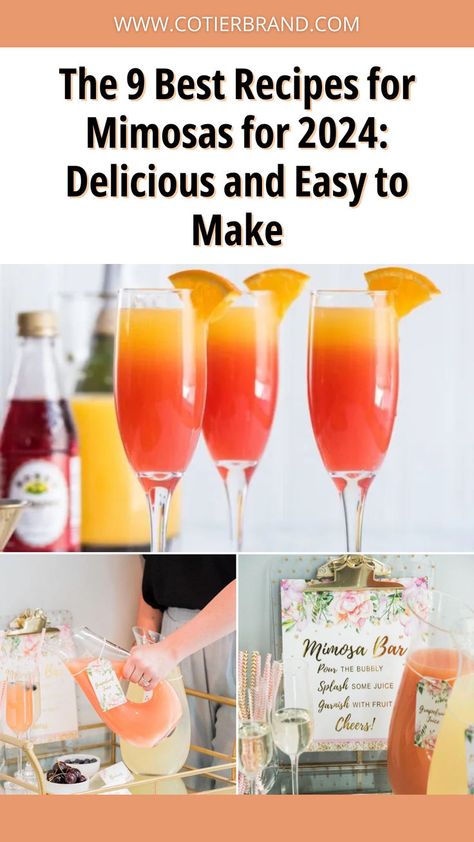 Cocktail party recipes that steal the show. These innovative mimosa ideas will have your guests talking long after the party's over. Mimosa Bar Recipe, Mimosa Ideas, Cocktail Party Recipes, Best Mimosa Recipe, Mimosa Recipes, Cocktail Party Food, Mimosa Recipe, Seasonal Cocktail, Baby Shower Crafts