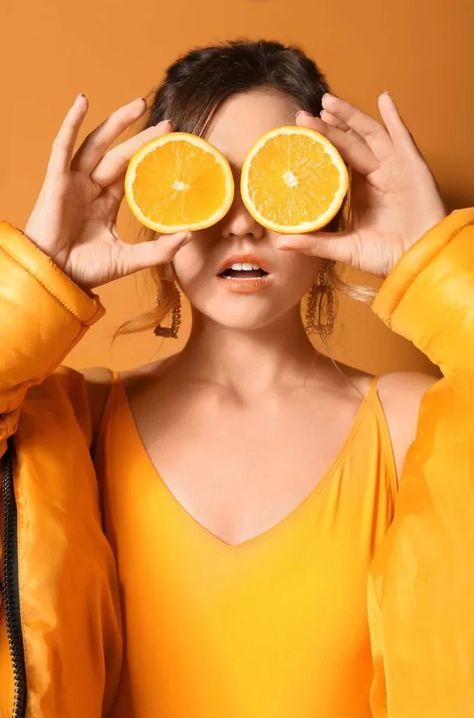 Monochromatic Photoshoot, Orange Monochrome, Monochrome Landscape, Weather Wallpaper, Neon Photoshoot, Monochromatic Colors, Fruit Shoot, Orange Couch, Monochrome Painting