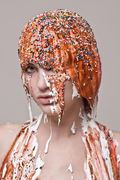 Messy: Photo Series by Keith Allen Phillips | Inspiration Grid | Design Inspiration Keith Allen, Food Art Photography, Photography Themes, Photo Series, Urban Life, Photography Projects, Body Image, Messy Hairstyles, Creative Photography