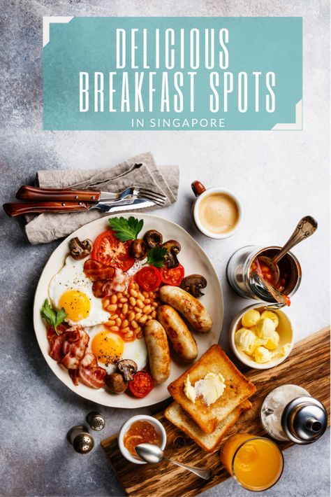 Best breakfast spots in Singapore Western Breakfast Ideas, Breakfast Singapore, Singapore Breakfast, Avocado Smash, Singapore Restaurants, Western Breakfast, Breakfast On A Budget, Singapore Trip, Singapore Guide