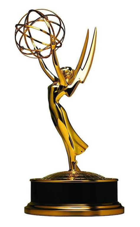 Emmy Award Trophy, Camille Guaty, Michael Che, Colin Jost, Billionaire Life, Emmy Rossum, Sandra Oh, The Emmys, Celebrity News Gossip