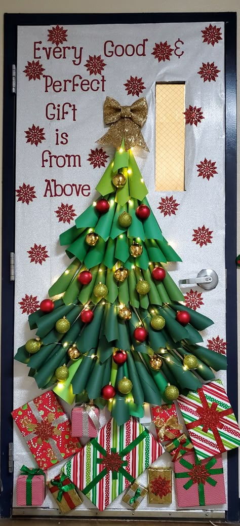 Christmas classroom door decoration | Door decorations classroom christmas, Christmas  classroom, Classroom christmas decorations Cool Christmas Trees Creative, Christmas Tree Bulletin Board Ideas, Winter Door Decorations Classroom, Diy Christmas Door Decorations, Door Decorations Classroom Christmas, Holiday Door Decorations, Diy Gingerbread, Classroom Christmas Decorations, Diy Christmas Door