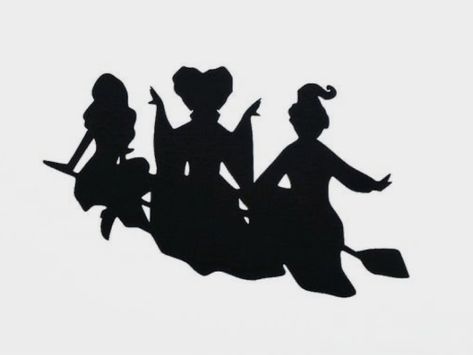 Hermanas Sanderson, Hocus Pocus Witches, Image Halloween, Cricut Halloween, Sanderson Sisters, Diy Cricut, Diy Decor Crafts, Silhouette Cameo Projects, Cameo Projects