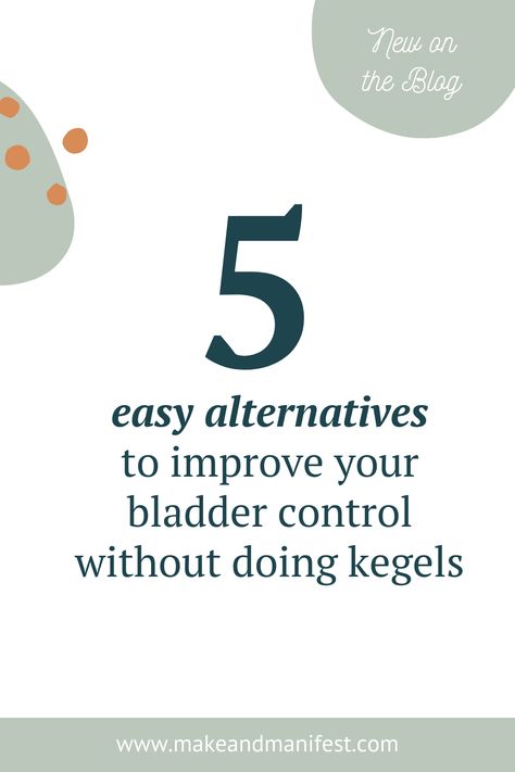 You don’t have to do kegels every day to see improvement in your pelvic floor strength or bladder control. These five exercises are just as effective for fixing bladder leakage, urgency, frequency, and pain. Exercises For Bladder Control, Bladder Control Exercises, Bladder Leakage Remedies, Bladder Exercises, Bladder Prolapse, Hip Exercises, Bladder Leakage, Diaphragmatic Breathing, Bladder Control