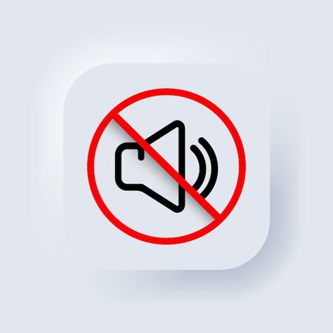 Speaker Icon, Symbol Of Peace, Peace And Quiet, A Symbol, Video New, Turn Off, A Call, Premium Vector, Speaker