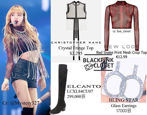 Blackpink Closet, Lisa Outfit, Blackpink Dresses Outfit, As If It's Your Last Blackpink Outfits, Blackpink As If Its Your Last Outfits, Blackpink Wearing Black, Korean Fashion Kpop Bts, Blackpink Dress, Korean Fashion Kpop