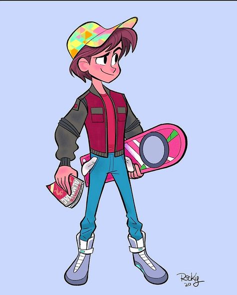 Surfer Character Design, Disney Style Character, Silver Surfer Comic, Future Days, Great Scott, Style Character, Marty Mcfly, Silver Surfer, Back To The Future