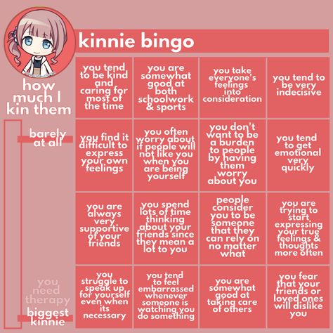 Honami Kinnie Bingo, Honami Mochizuki Kinnie Bingo, Pjsk Bingo, Project Sekai Kinnie Bingo, Pjsk Kinnie Bingo, Kin Bingo, Kinnie List, Fun Templates, Honami Mochizuki