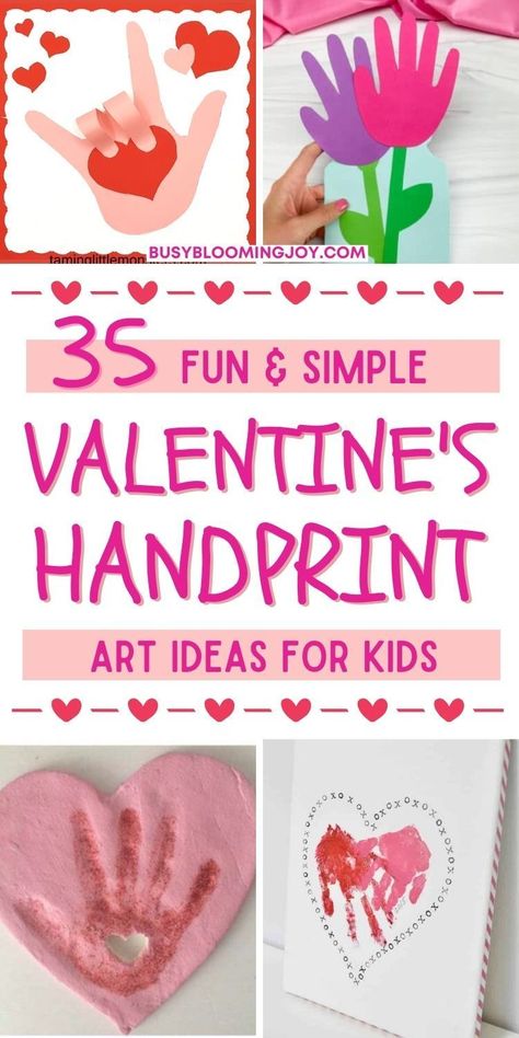 Easy valentine’s day handprint art for toddlers, preschoolers & kindergartens to do at home or at preschool. DIY Valentine’s day card ideas & Valentine’s handprint art inc heart, love bug, flower, bee and dinosaur handprint crafts. Fun handprint Valentine’s crafts for kids, free printable templates, salt dough crafts & cute Valentine’s day crafts for grandparent gifts or keepsakes for dad, mom, parents, teacher. Best handprint Valentine’s day crafts for kids & fun cute ideas for Simple Valentines Craft For Toddlers, Toddler Easy Valentine Crafts, Valentine’s Day Craft Grandparents, Valentine To Grandparents, Kids Valentines For Grandparents, Kids Valentines Handprint Ideas, Valentine Gifts For Parents From Toddler, Valentines From Kids To Grandparents, Toddler Valentines Cards Diy