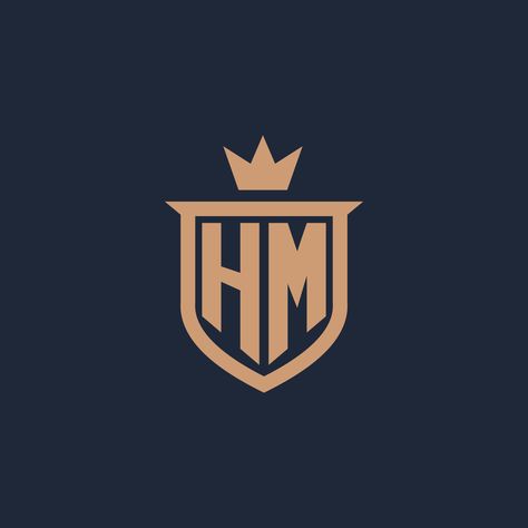 Download the HM monogram initial logo with shield and crown style 11647919 royalty-free Vector from Vecteezy for your project and explore over a million other vectors, icons and clipart graphics! Hm Monogram, Hm Logo, Initial Logo, Initials Logo, Monogram Initials, Vector Art, Vector Free, Initials, Royalty