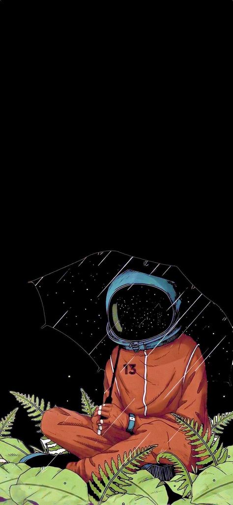 Orange Astronaut Wallpaper, I Need My Space Wallpaper, Space Aesthetic Wallpaper Iphone, Astronaut Art Wallpaper, Colour Abstract Art, Space Aesthetic Wallpaper, Astronaut Aesthetic, Drawing Rain, Orange Drawing