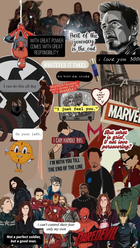 Marvel Collage, Avengers Cartoon, Marvel Background, Red And Black Wallpaper, Marvel Cartoons, Marvel Animation, Bucky Barnes Winter Soldier, Wallpaper Collage, Marvel Comics Wallpaper