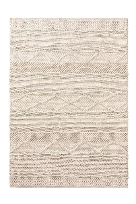 Wollteppich Alva - 100% Wolle, Creme Geometric Floor, Flooring Materials, In The Bedroom, Living Room Flooring, Motif Design, Sisal Rug, Underfloor Heating, Accent Rug, Room Flooring