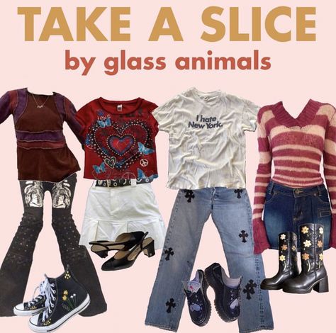 Glass Animals Outfit, Glass Animals Concert Outfit, Cat Themed Clothes Aesthetic, Glass Animals Album Poster, Glass Animals Band, Glass Animals Concert, 80s Inspired Outfits, Mood Clothes, Concert Fits