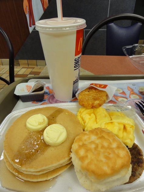 Pin for Later: McDonald's Breakfast Menu Items We're Stoked to Order All Day Mcdonalds Breakfast Aesthetic, Mc Donalds Breakfast, Mcdonald’s Breakfast, Mcdonalds Breakfast Menu, Mcdonald's Breakfast, Mcdonalds Breakfast, Mc Donald's, Big Breakfast, Hot Cakes