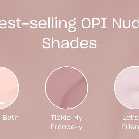 OPI on Instagram: "Happy National Nude Day! 👀 We’re celebrating with all the bare necessities and our favorite stripped-down shades. 😉 SAVE for future reference 🗃️ #OPI #NudeNails #NakedNails #NakedNailSummer" Opi Gel Polish Colors For Fair Skin, Nude Opi Gel Colors, Best Opi Nude Colors, Opi Nude Nail Colors, Opi Nude Dip Powder Nails, Opi Nude Colors, Nude Nail Polish, Winter Typ, Gel Polish Colors