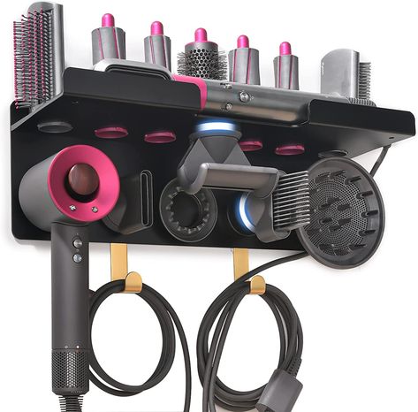 Dyson Hair Dryer Attachments, Blow Dryer Storage, Hair Dyer, Hair Dryer Organizer, Hair Dryer Stand, Hair Dryer Accessories, Hair Dryer Storage, Dyson Hair, Dryer Stand