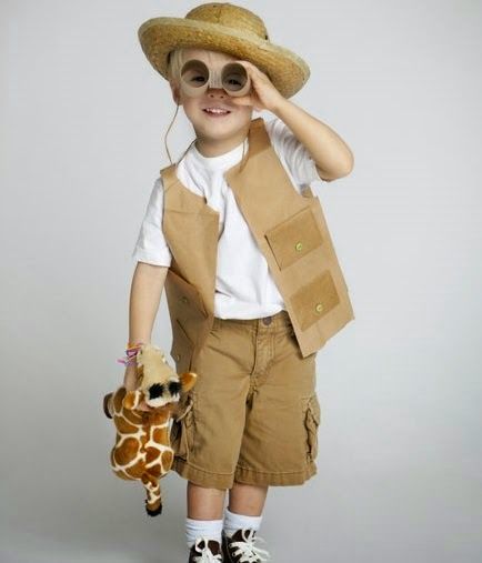 Safari Outfit Ideas, Diy Pirate Costume For Kids, Diy Fantasia, Explorer Costume, Pirate Costume Kids, Recycled Costumes, Safari Costume, Pirate Costume Diy, Creative Halloween Costumes Diy