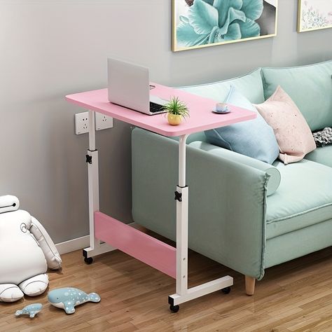 Laptop Stand Bed, Portable Laptop Desk, Simple Bedside Tables, Classroom Furniture, Simple Room, Laptop Table, Diy Sofa, Computer Table, Adjustable Table