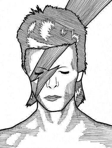 : David Bowie Drawing, Bowie Drawing, Bowie Fashion, Mickey Finn, David Bowie Fashion, David Bowie Art, Bowie Art, Music Is Love, Man Who Fell To Earth