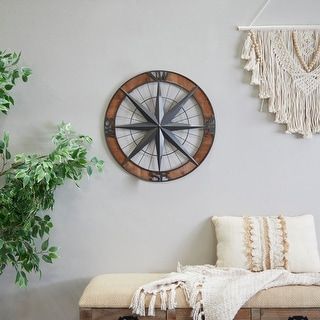 Gray Metal Compass Sign Home Wall Decor with Wood Frame - Bed Bath & Beyond - 35981804 Pirate Rpg, Wall Decor With Wood, Steampunk Room, Decor With Wood, Starfish Wall Decor, Carved Wall Decor, Anchor Wall Decor, Rustic Console Table, Compass Wall Decor