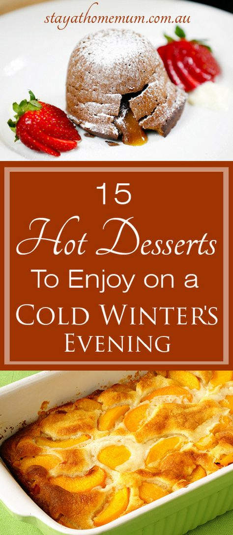 Hot Puddings Desserts, Winter Deserts Easy, Winter Desert Ideas, Hot Desserts Winter, Winter Puddings Desserts, Hot Puddings Recipes, Quick Winter Desserts, Winter Cobbler, Warm Desserts Winter