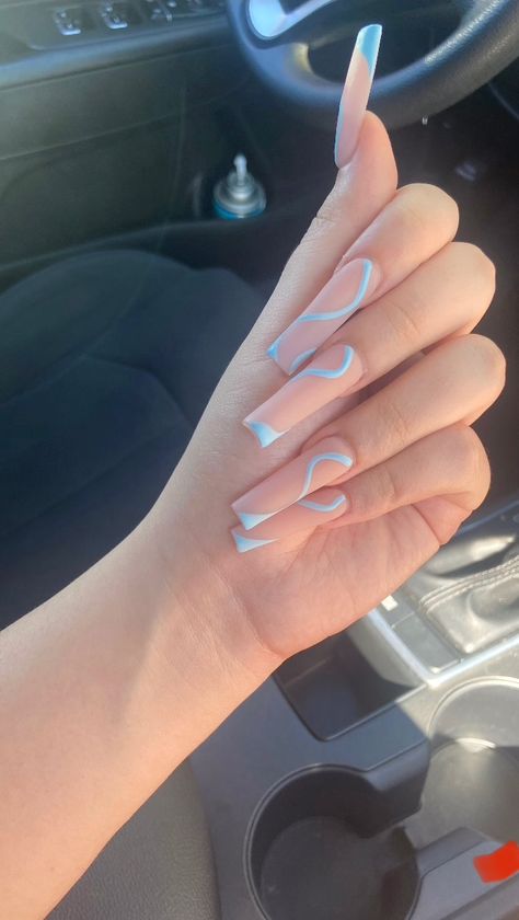 Spring Nails Acrylic Coffin Long Simple, Simple Long Coffin Acrylic Nails, Long Acrylic Nails Matte, Long Acrylic Nails Square Ideas Pretty, Matte Square Acrylic Nails, Long Matte Acrylic Nails, Acrylic Nails Ideas Long, Matte Long Nails, Long Acrylic Nails Designs Ideas