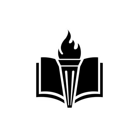 Book with fiery torch concept university Torch Logo Design, Hidden Hunger, Magazine Page Layouts, Logo Education, Museum Logo, Ethiopian Coffee, Fire Book, Logo Letters, Book Logo