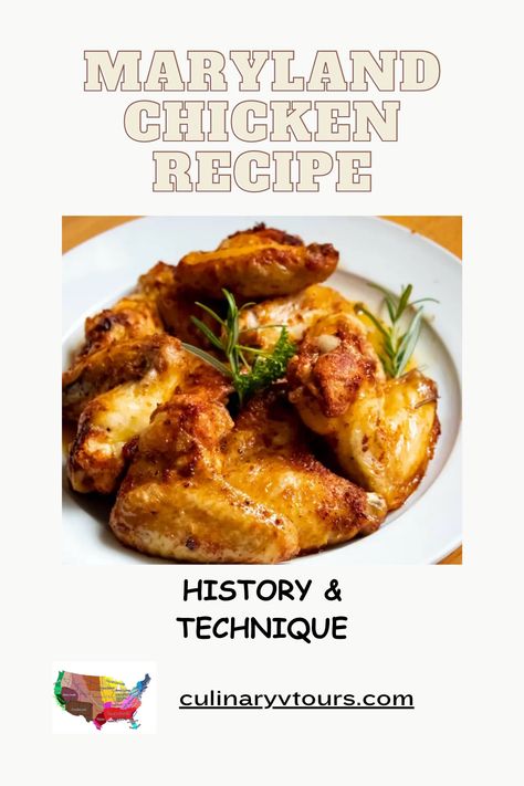 Uncover the secrets of creating a succulent and crispy delight with an easy and enjoyable Maryland Chicken recipe. Dive into its history, unique flavors, and preparation methods inspired by African, European, and Native American culinary traditions. Discover the key ingredients and marinating process that infuse mouthwatering flavors into the chicken. Learn the proper coating technique for a perfectly crispy exterior. #MarylandChicken #Recipe #CrispyDelight Maryland Chicken Recipes, Chicken Maryland Recipes, Maryland Chicken, Chicken Maryland, Fried Chicken Sandwich, Fresh Chicken, Food History, Juicy Chicken, Chicken Sandwich