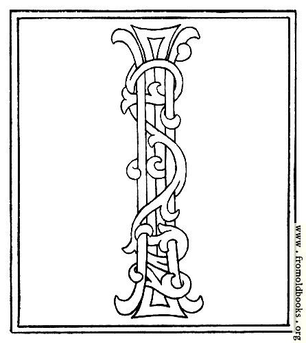 [Picture: clipart: initial letter I from late 15th century printed book] Illuminated Lettering, Embroidery Alphabet, Drawing Letters, Calligraphy Alphabet, Illuminated Letters, Numbers Font, Print Book, Letter I, Celtic Designs