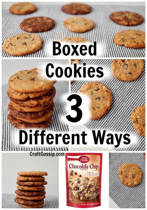 Sometimes we just don’t have time to make cookies from scratch. I will not judge someone for using a boxed cookie mix, or a boxed cake mix. But just because it is out of the box, doesn’t mean you have to follow the instructions exactly right?
Don’t fret! You can turn a tube of pre-made cookie dough or a boxed … Read More ...#boxedcookierecipes #howtomakeboxedcookiestastebetter Packaged Cookie Mix Hacks, Betty Crocker Peanut Butter Cookies, Eggless Cookie Dough Recipe, Betty Crocker Chocolate Chip Cookies, Bulk Cookies, Betty Crocker Sugar Cookie Mix, Betty Crocker Cookie Mix, Betty Crocker Cookies, Betty Crocker Sugar Cookies