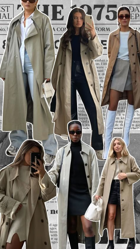 New York Outfits Trench Coat, Outfits With Beige Trench Coat, How To Dress Up A Trench Coat, Khaki Trenchcoat Outfit, How To Style A Beige Trench Coat, Fall Trench Coats For Women, Trench Coat Outfit Italy, Cream Mac Outfit Trench Coats, Trench Coat Outfit Spring 2023