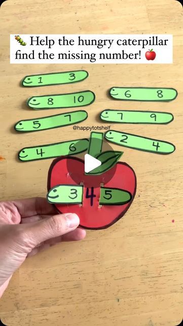 Number Sequence, Missing Numbers, Sequencing Activities, Curious Kids, Number Activities, Busy Parents, Hungry Caterpillar, Home Learning, The Missing