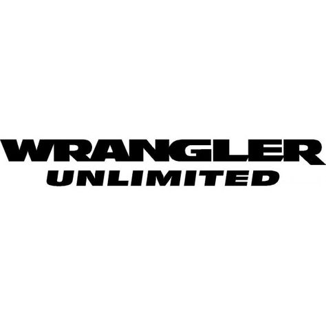 Logo of Wrangler Unlimited Jeep Unlimited, Jeep Stickers, Jeep Decals, Racing Logo, Bicycle Painting, Old Jeep, Brand Logos, Jeep Girl, Vector Logos