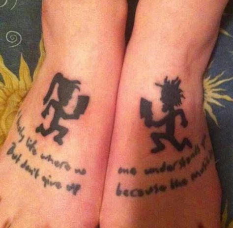 Juggalo Female Juggalo, Juggalo Tattoos, Icp Tattoos, Tattoo Chart, Juggalo Family, Insane Clown Posse, Hello Kitty Tattoos, Popular Tattoos, Hello Kitty Collection