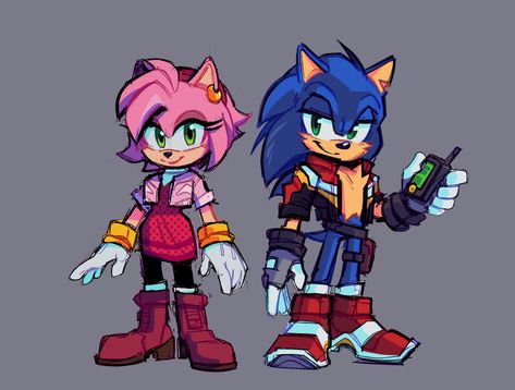 Sonic Redesign, Lost Motivation, Sonamy Comic, Sonic The Movie, Sonic Adventure 2, Game Sonic, City Cartoon, Sonic And Amy, Sonic Fan Characters