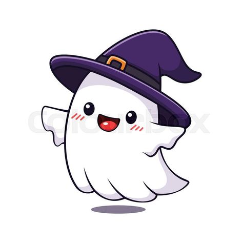 Skeleton Cute, Cute Halloween Ghost, Hat Vector, Ghost Cartoon, Night Background, Best Candy, Party Funny, Funny Happy, Pumpkin Design