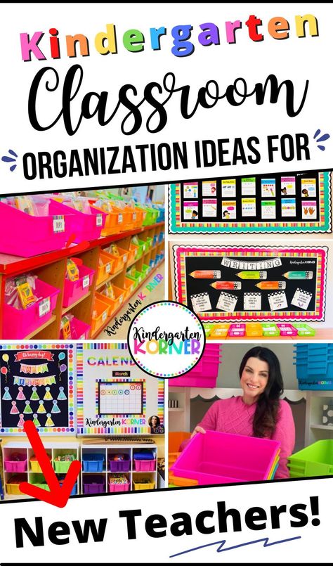 Kindergarten Class Organization, First Year Kindergarten Teacher Must Haves, Kindergarten Teacher Classroom Ideas, New Kindergarten Teacher, Kindergarten Teacher Organization, Kindergarten Classroom Needs, Classroom Desk Organization Ideas, Setting Up Kindergarten Classroom, Kindergarten Classroom Tips