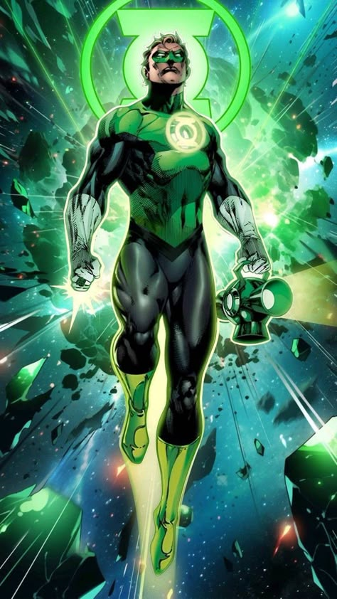 Dc Comics Green Lantern, Jim Lee Green Lantern, Green Lantern Wallpaper, Green Lantern Green Arrow, Green Lantern Dc, Superhero Images, Jim Lee Art, Green Lantern Hal Jordan, Green Lanterns