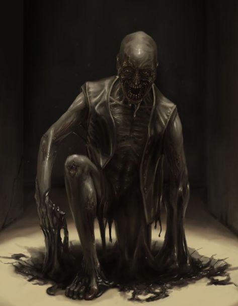 Scp 106 by DepressedCoconut Scp 106, Images Terrifiantes, Scp 049, D D Monsters, 다크 판타지, Creepy Art, The Grim, Monster Art, Horror Art