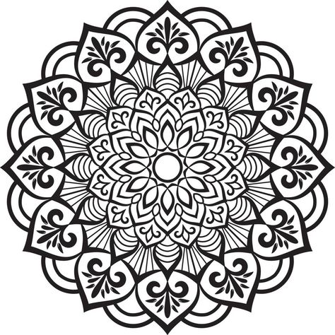 Decorative Mandala design line art, traditional Diwali Rangoli art for PowerPoint presentation. Mandala Art Rangoli Design, Mandala Art Rangoli, Mandala Rangoli Designs, Diwali Mandala Art, Diwali Vector, Flower Vector Art, Rangoli Art, Rangoli Patterns, Art Traditional