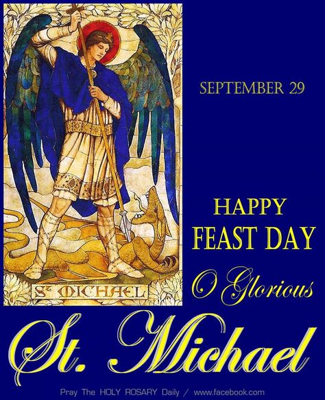 Feast of St.Michael Feast Of St Michael The Archangel, St Michael Feast Day, Saint Michael Angel, Accessories Tutorial, Diy Hair Accessories Tutorial, Happy Feast Day, Happy Feast, Hair Accessories Tutorial, St Michael The Archangel