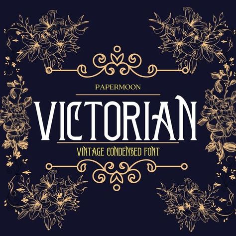 Victorian - Vintage Display Font, Commercial Use Font, Print On Demand, Condensed Serif Typeface Gothic fonts Font fonts #font #fonts #dafontfonts 17.711 Victorian Typography, Victorian Lettering, Victorian Fonts, Font Print, Room Box Miniatures, Free Typeface, Minimalist Font, Modern Sans Serif Fonts, Vintage Text