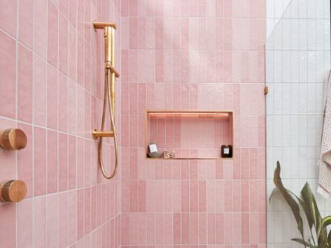 Shower Niche Tile Ideas, Shower Storage Solutions, Recessed Shower Shelf, Tile Shower Niche, High Rise Buildings, Bathroom Niche, Recessed Shelves, Rooftop Gardens, Shower Recess