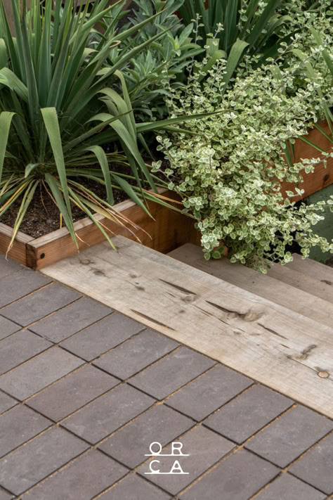 Introducing ORCA pavers: A collection of outdoor landscape pavers formed of earth. Composed of local clays, a durable surface for the outdoors. Order paver samples. Clay Pavers, Garden Pavers, Landscape Pavers, Outdoor Pavers, Permeable Pavers, Landscape Materials, Outdoor Design, Malaga, Beautiful Gardens