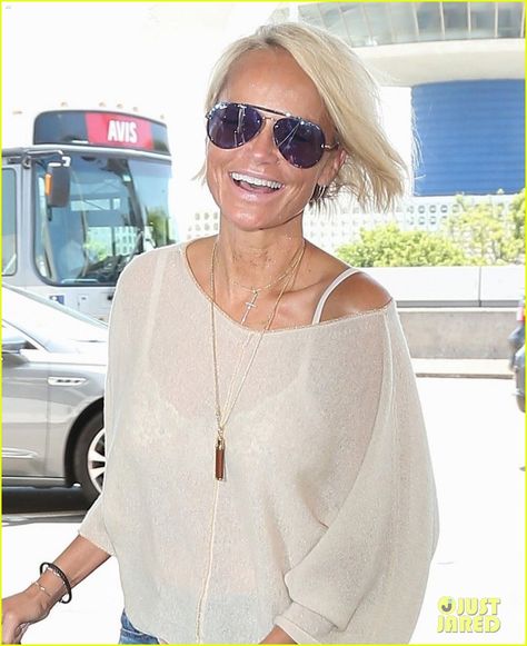 New Short Haircuts, Kristin Chenoweth, Lax Airport, Short Haircut, At The Airport, July 12, All Smiles, Just Jared, Short Hair Cuts