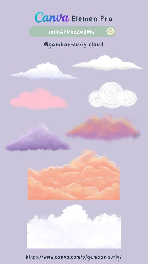 Canva element cloud canvatiosandtricks Logo Unisa, Dekoratif Art, Canva Keywords Elements, Canva Backgrounds, Background Canva, Mẫu Power Point, Canva Keywords, Dreamy Design, Graphic Shapes Design