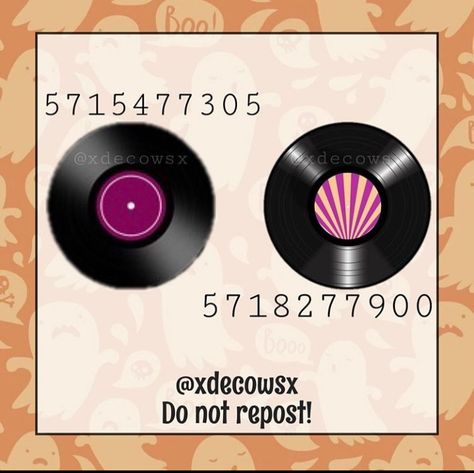 Disc Codes Bloxburg, Disc Decals Bloxburg, Cd Decals Bloxburg, Bloxburg Cd Decals Codes, Bloxburg Record Decals Codes, Bloxburg Painting, Blocksburg House, Bloxburg Building, Picture Codes