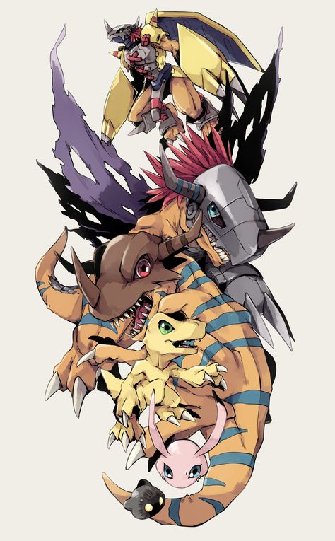 Greymon Digimon Art, Digimon Digivolution, Digimon Tattoo Ideas, Digimon Agumon, Digimon Fanart, Digimon Tattoo, Pokemon Vs Digimon, Digimon Art, Digimon Wallpaper