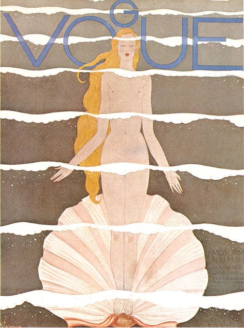 Art Deco Vogue, Vogue Illustrations, Vintage Vogue Covers, Vogue Vintage, Vogue Magazine Covers, Art Deco Posters, Vogue Covers, Art Et Illustration, Alphonse Mucha